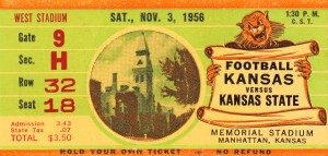 1956_College_Football_Kansas State vs. Kansas_Row One Brand
